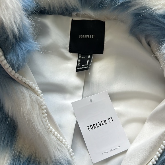 Premium Forever 21 Fuzzy Jacket - Picture 3 of 8